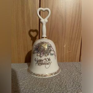 Happy 50th Anniversary Decorative Bell